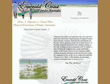 Tablet Screenshot of emeraldcoastcondorentals.com